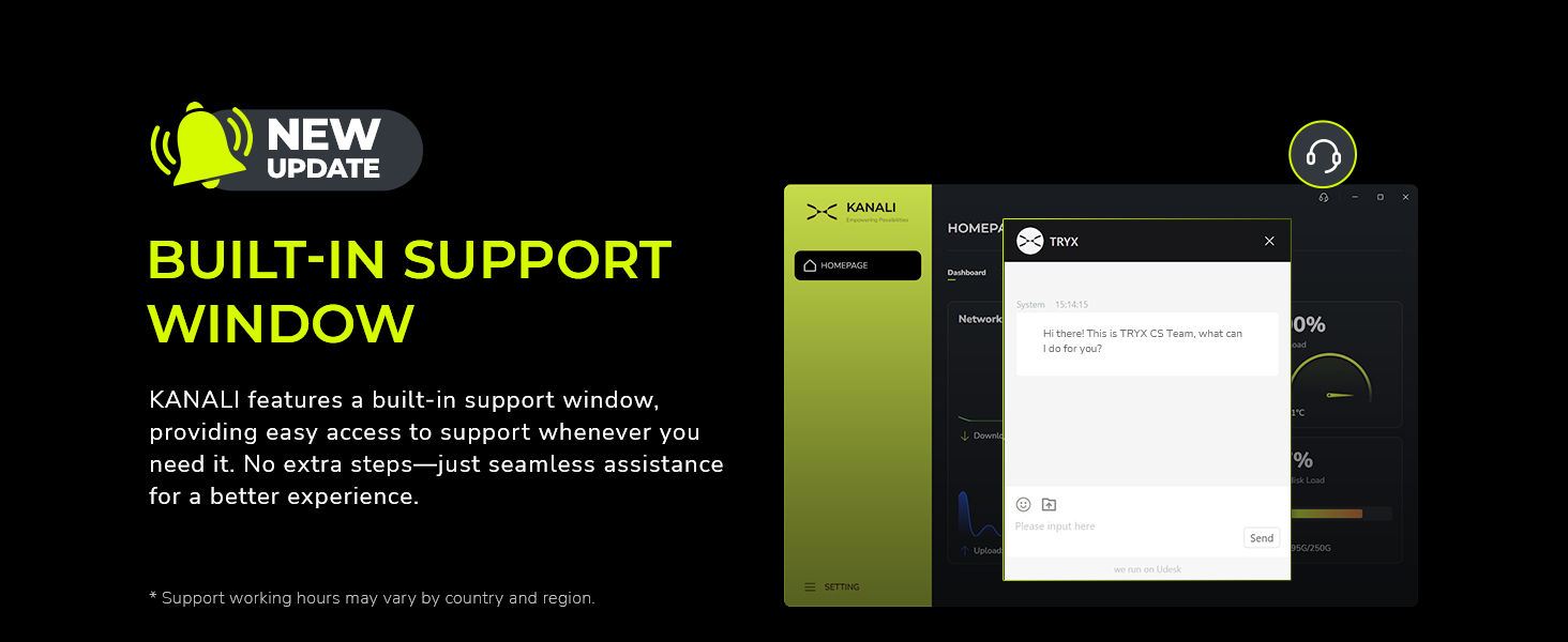 TRXY PANORAMA 360 360mm AIO KANALI Built In Support Window