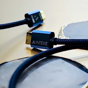 Austere 5S-4KHD2-2.5M V-Series 2.5m Premium 4K HDR HDMI Braided Cable