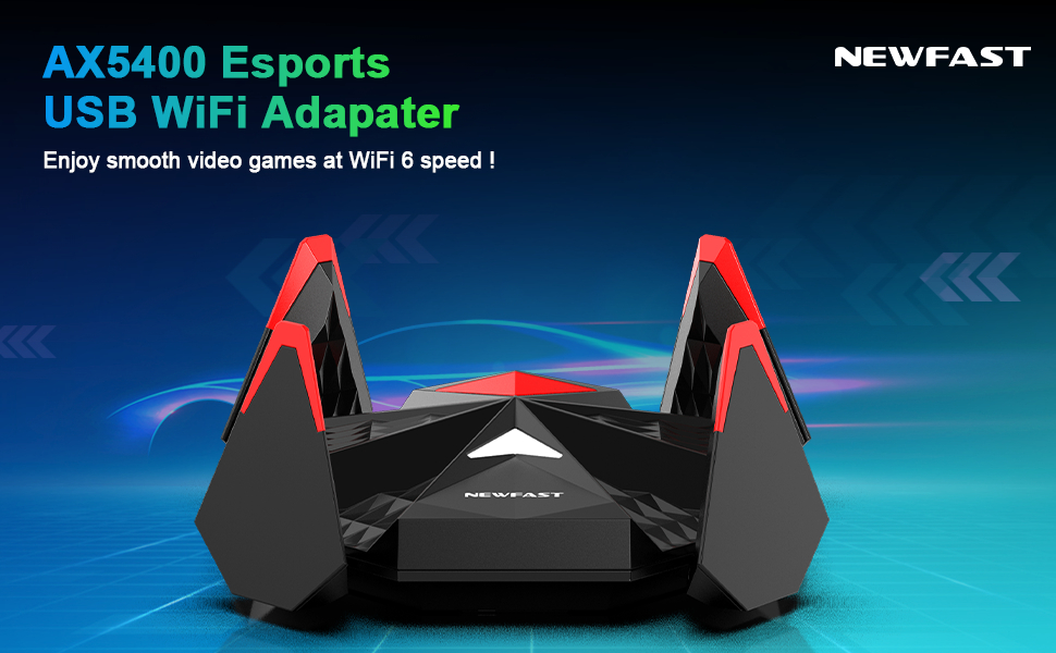 WiFi 6 USB 3.0 Adapter for Gaming PC