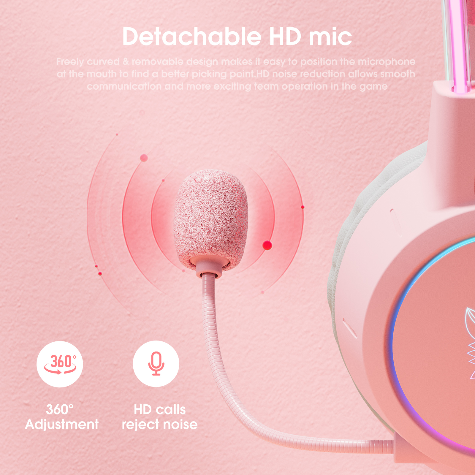 Detachable HD mic
