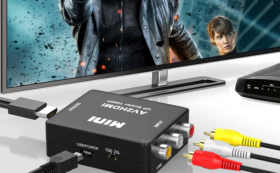 AV to HDMI, RCA to HDMI converter ADAPTER