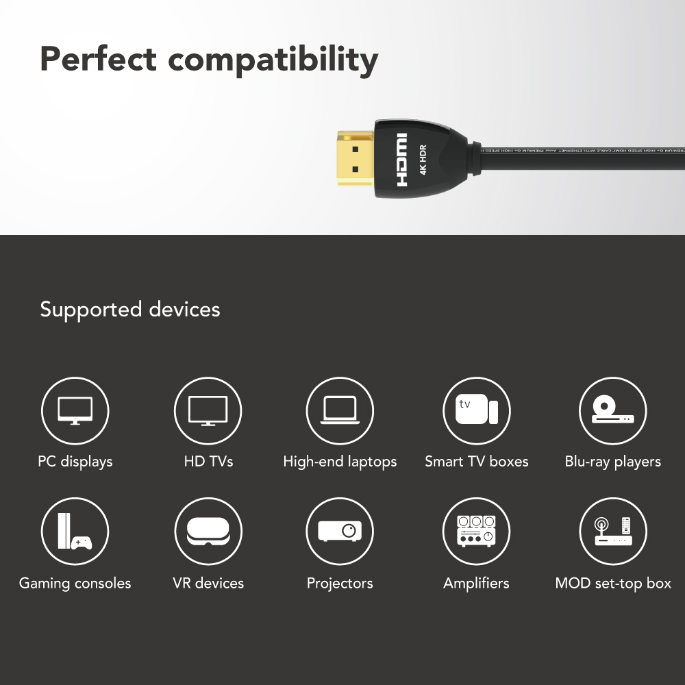 Avier PREMIUM G+ 4K High Speed HDMI Cable 08