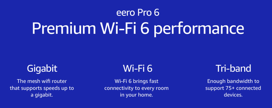eero Pro 6 features