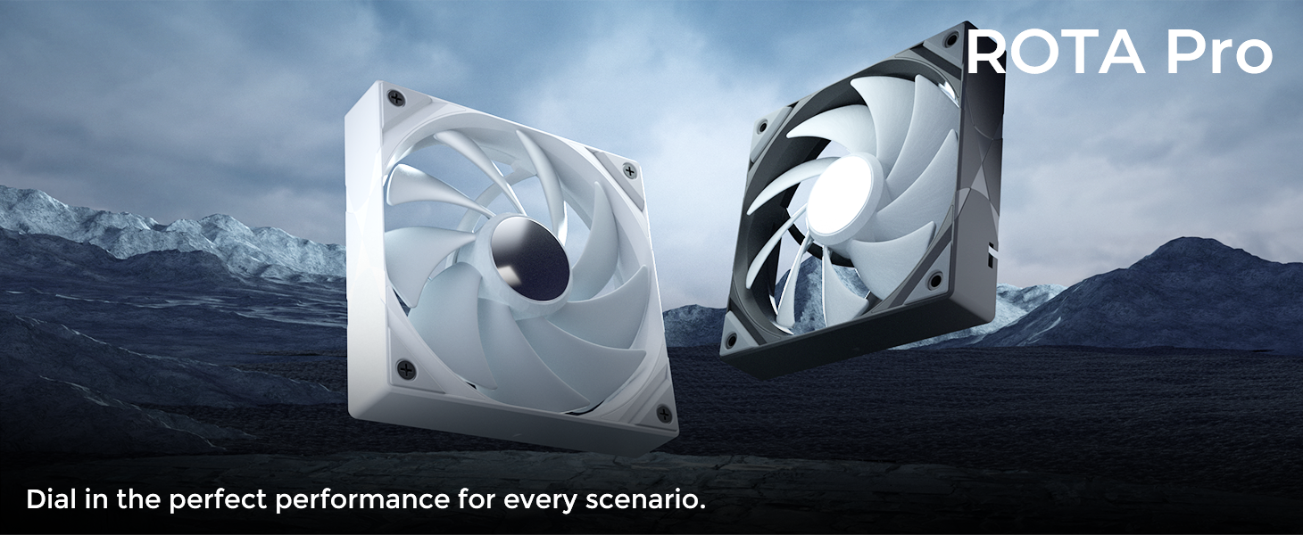 TRYX ROTA PRO fan Black and White Version