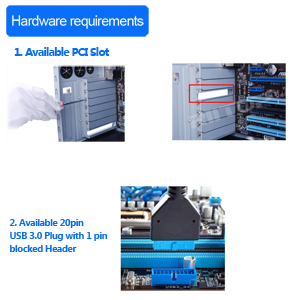 PCI Slot USB 3.0 Panel