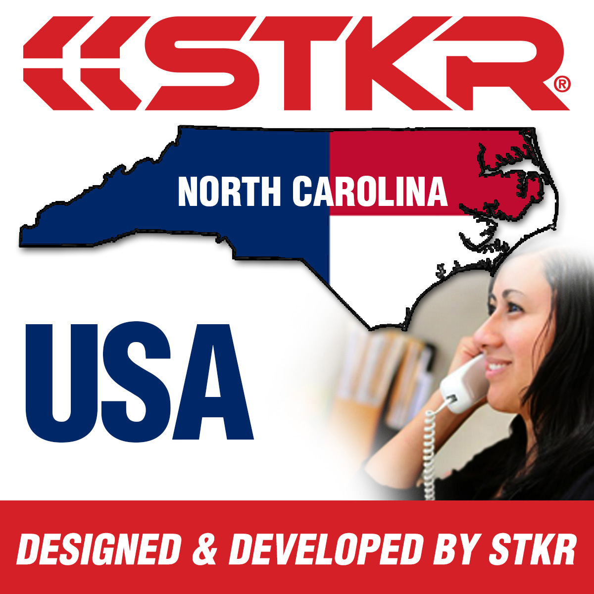 stkr is located in NC