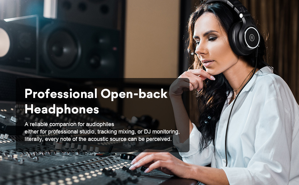rofessional studio headphones: