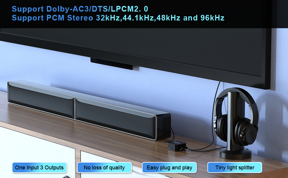 Digital Optical Audio Splitter