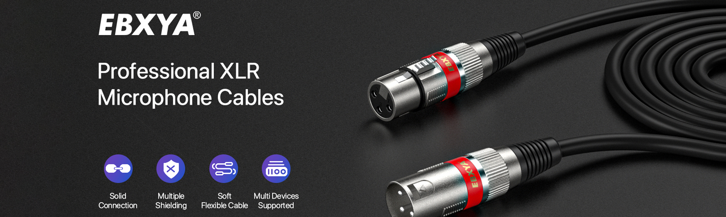 Professional XLR Microphone Cables