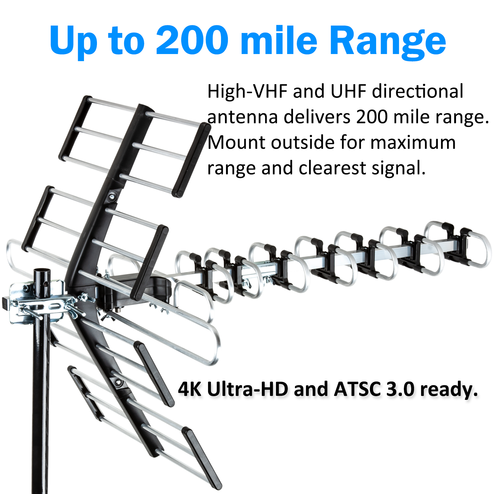 up to 200 mile range