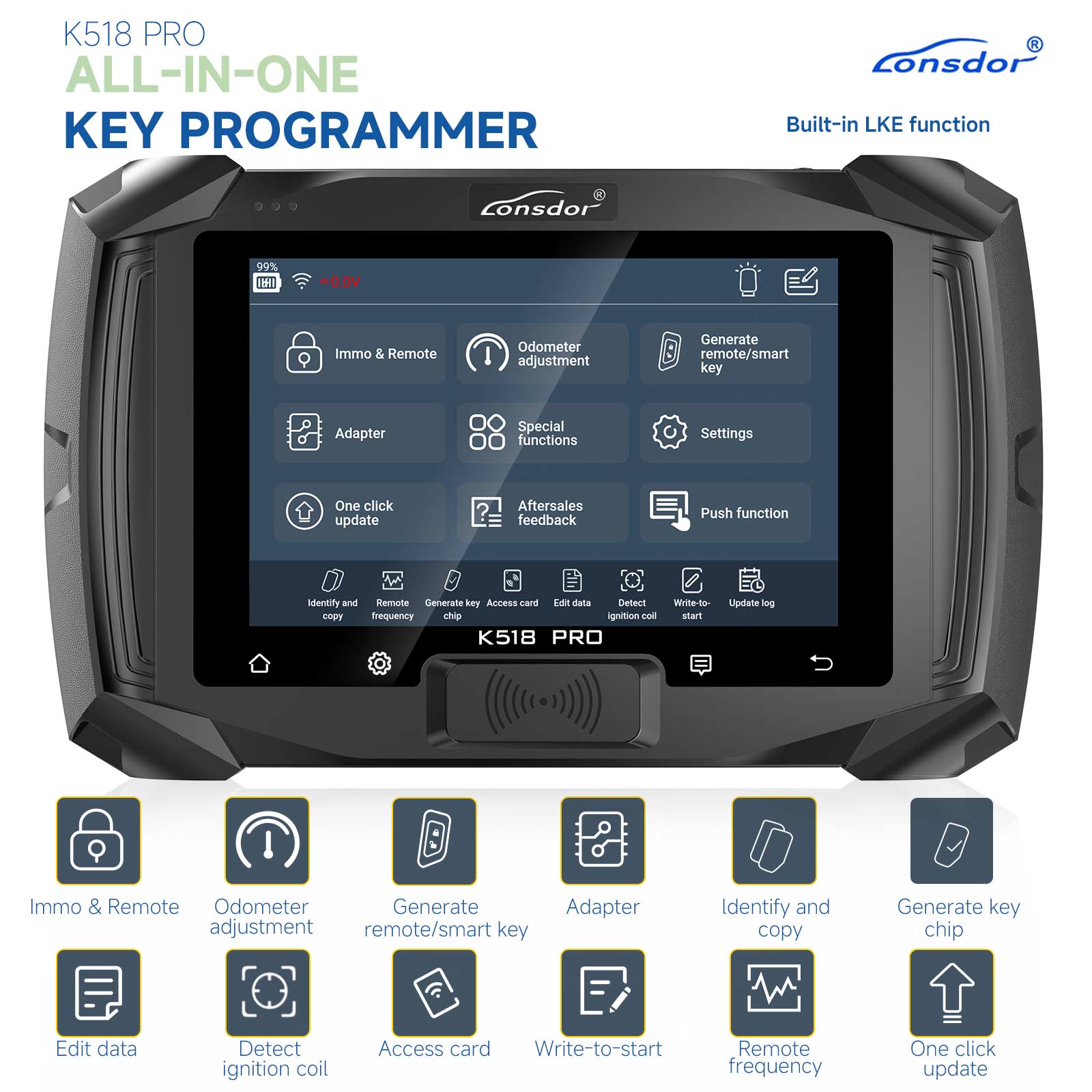 Lonsdor K518 PRO Functions