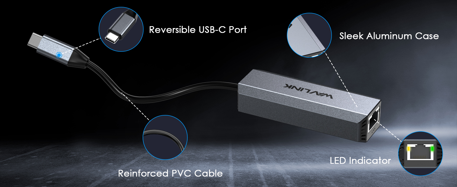 USB C to Ethernet Adapter