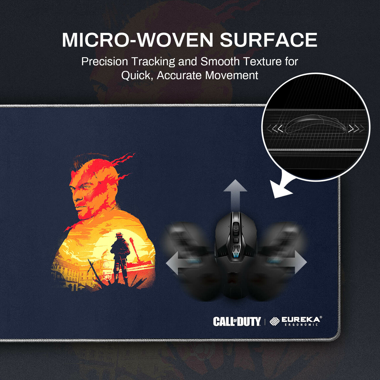 Old Times Mouse Pad Micro Woven Surface