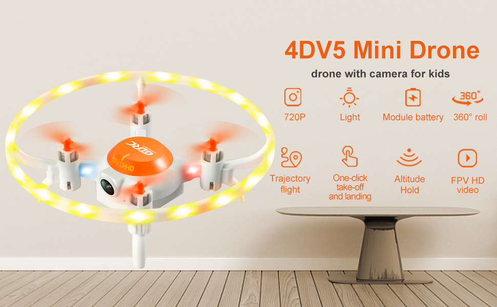 RC Quadcopter Mini Drone with 720P HD Camera Boys and Girls Toys Gifts