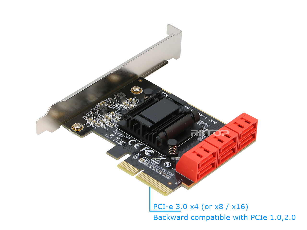 PCIe x4 to SATA 3 CARD
