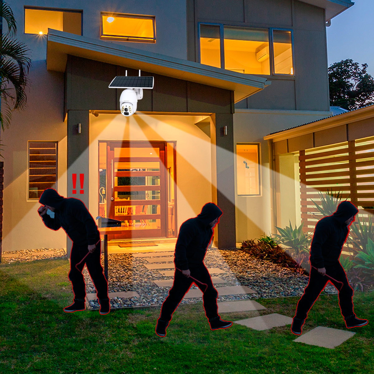 PIR Motion Detection & Instant Alert