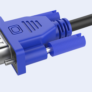 The finger-tightened screws for a secure connection.