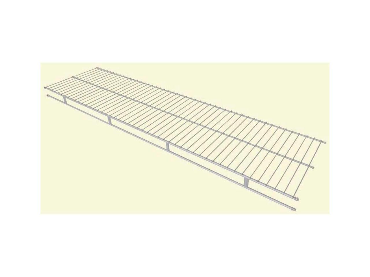 ClosetMaid 4717 SuperSlide Wire Shelf, 72 by 12-Inch White