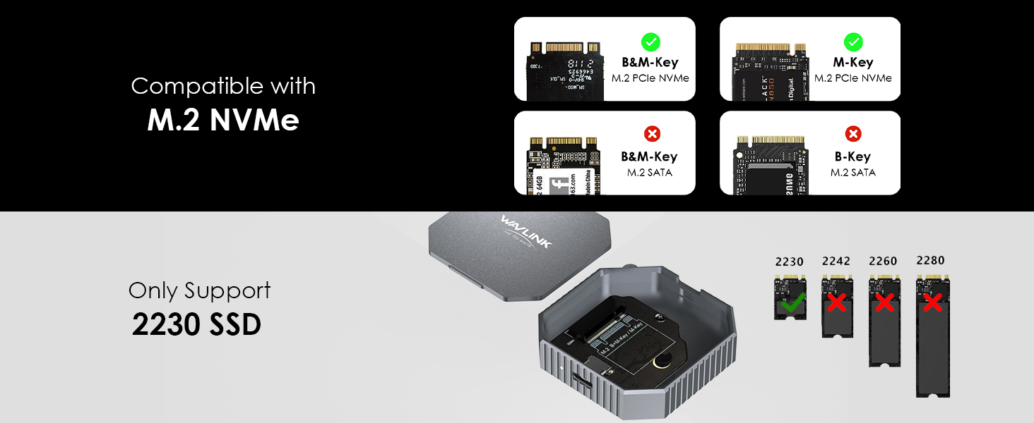 nvme SSD enclosure
