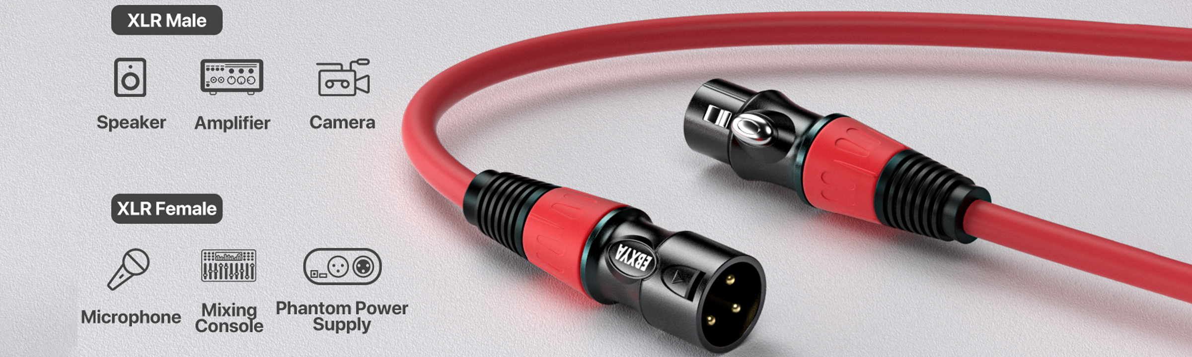 Professional XLR Microphone Cables