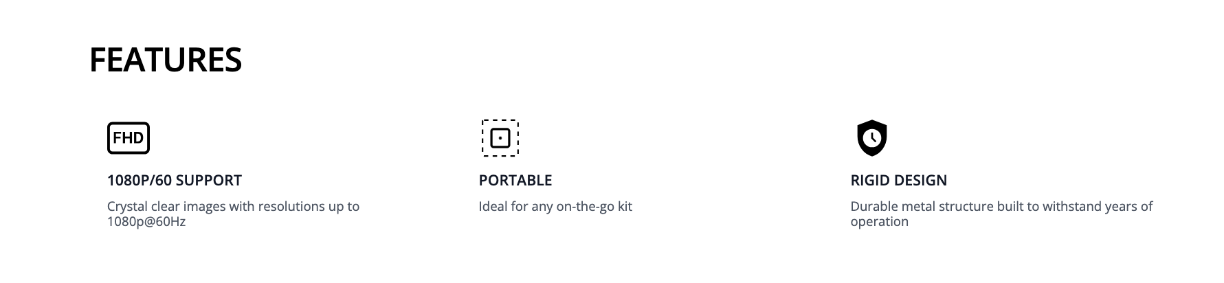 features