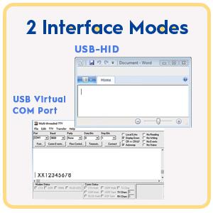2 Scanning Mode: Manual Trigger Mode: Scanner starts reading after pressing the trigger. Continuous