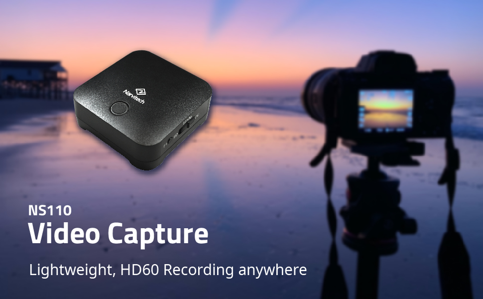 NS110 Video Capture Lightweight HD60 Recording anywhere