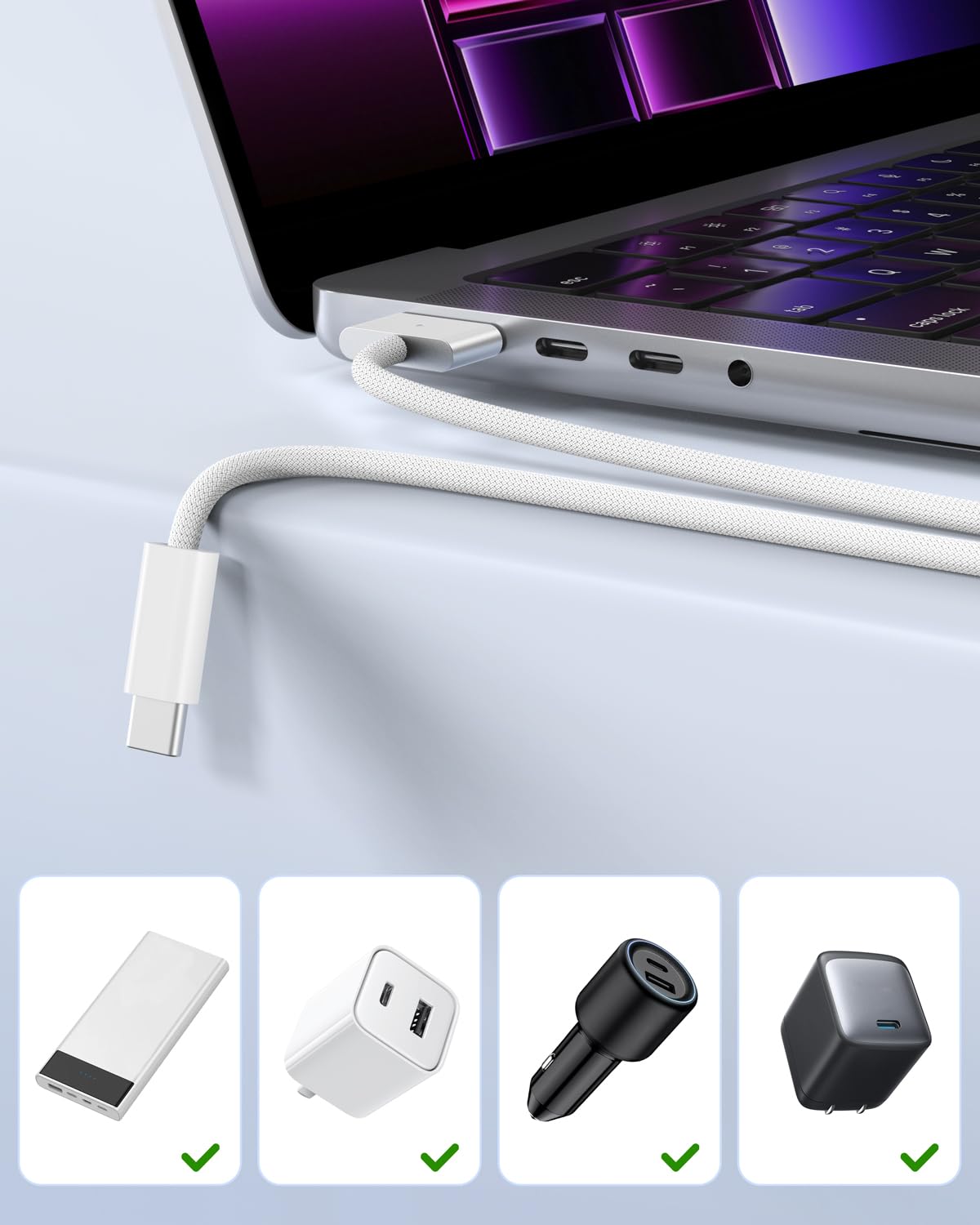 USB-C to Magnetic 3 Cable