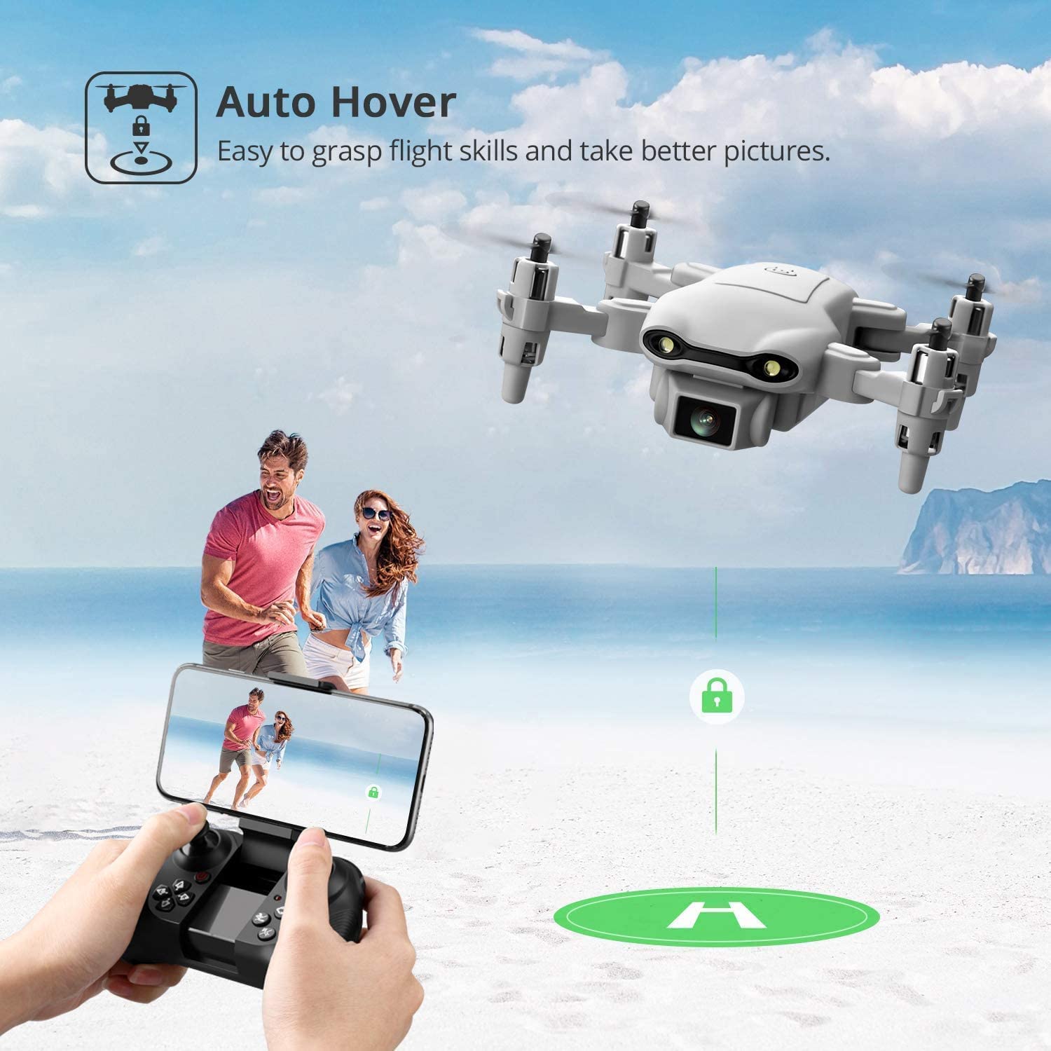 Foldable Mini Drone with 720P HD Camera