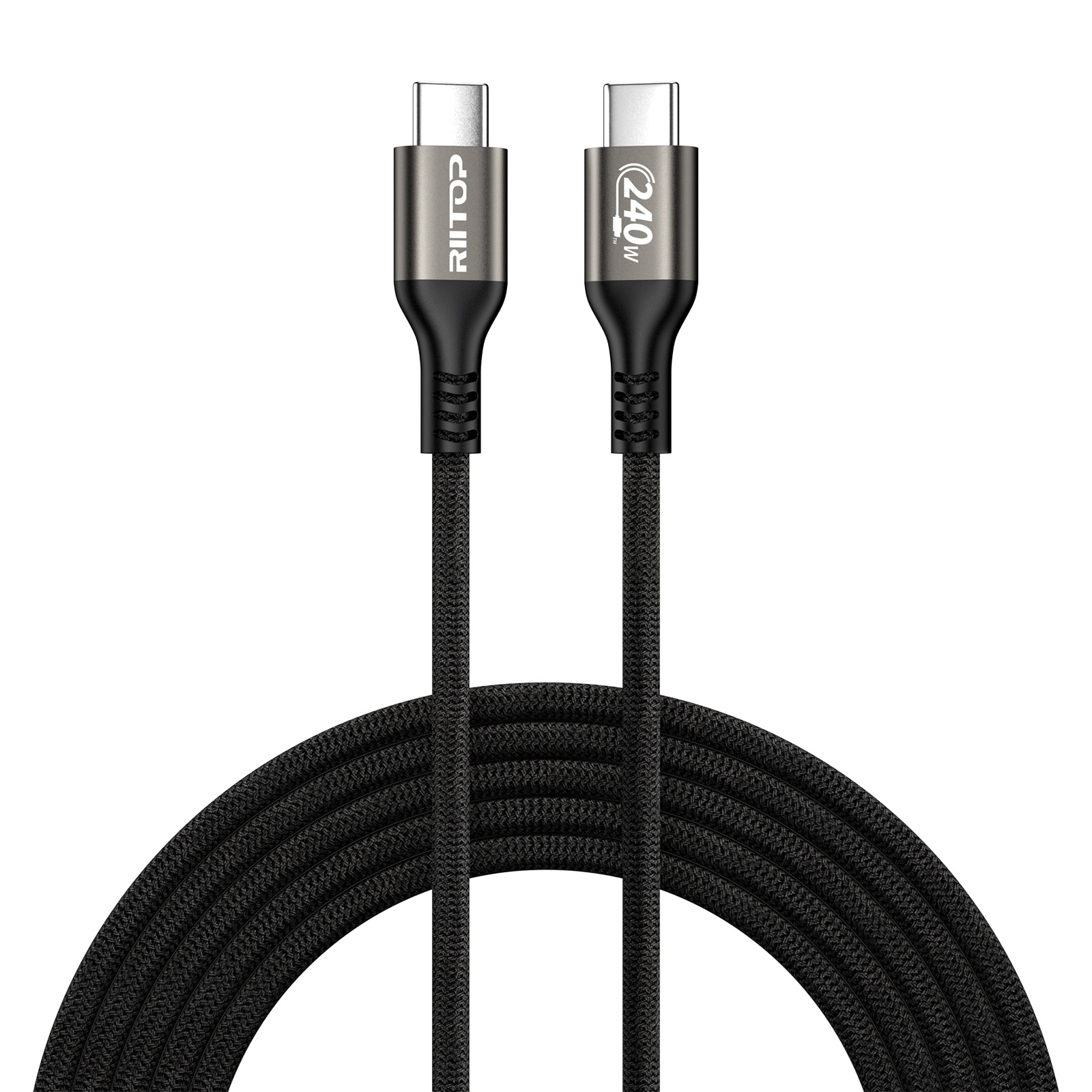 riitop usb type c to c charging cable cord 240w