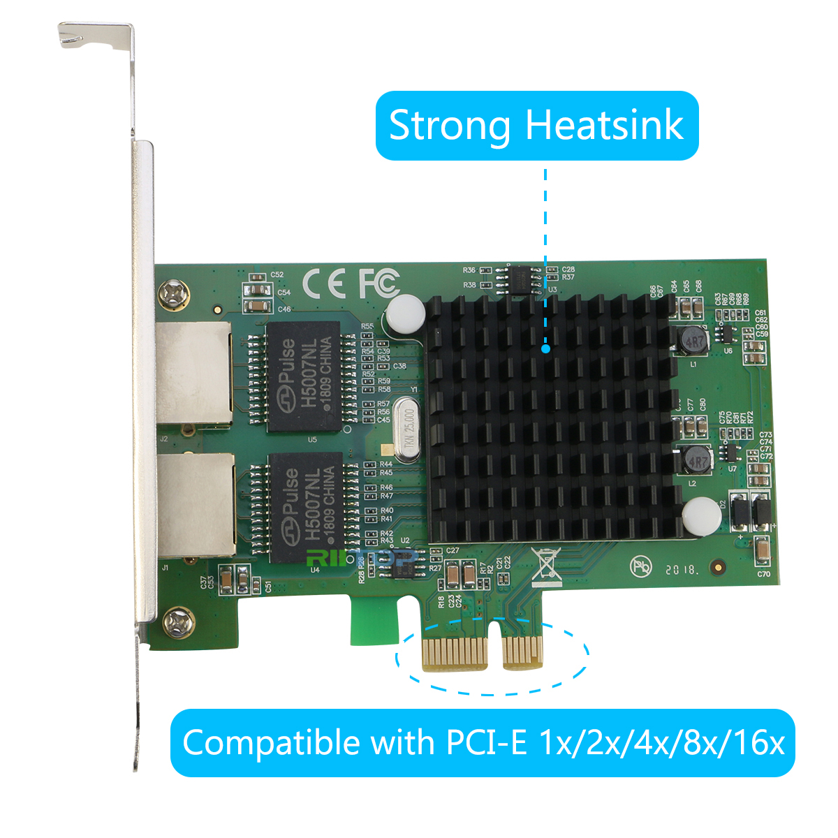 pci-e 1x network card 1000M