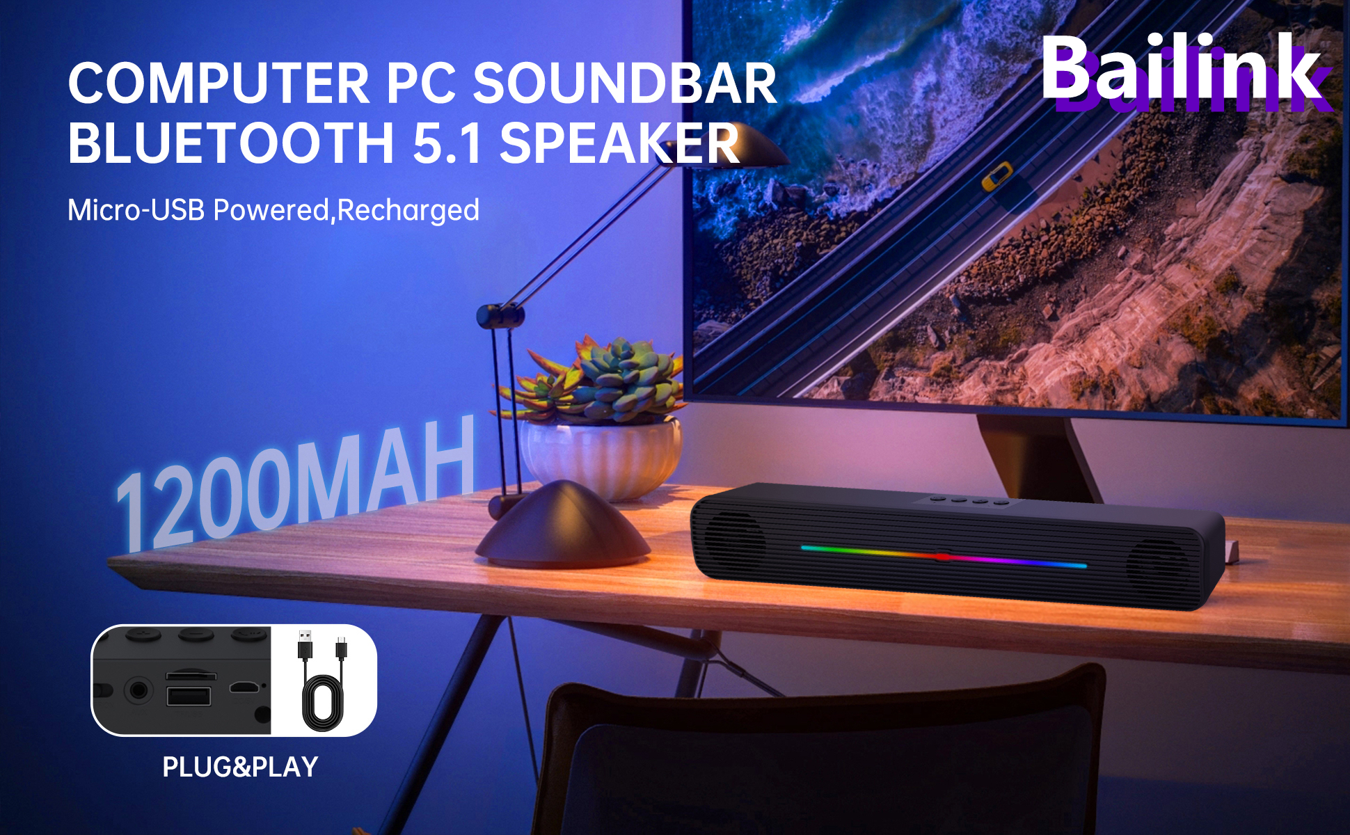 Bailink Computer speaker for desktop