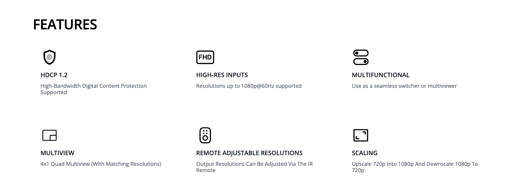 features