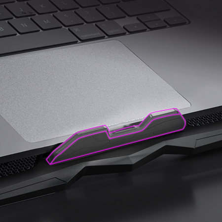 RGB laptop cooling fan pad red blue green purple colorful lights for gaming notebook cooling stand