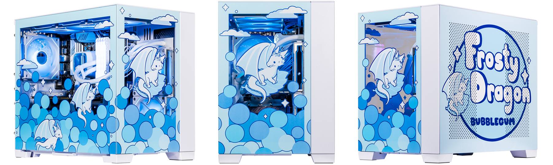 Velztorm Frosty Dragon Custom Built Gaming Custom Desktop