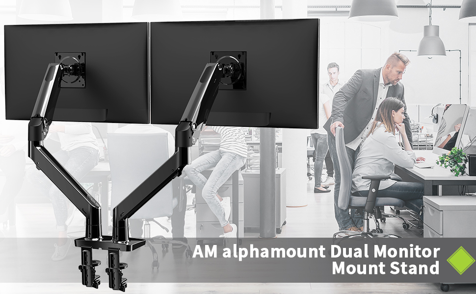 dual monitor stand