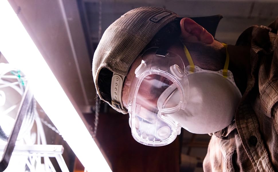 safety goggles in real time application