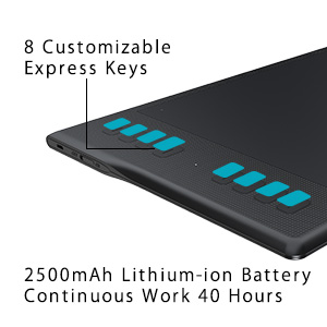 Huion Inspiroy Q11K Wireless Graphic Drawing Tablet with 8192 Pressure Sensitivity 6 image for this item