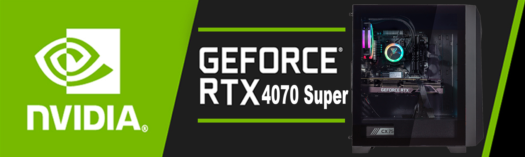 GeForce RTX 4070 SUPER 12GB, 12GB GDDR6X PCIe 4.0 DLSS3