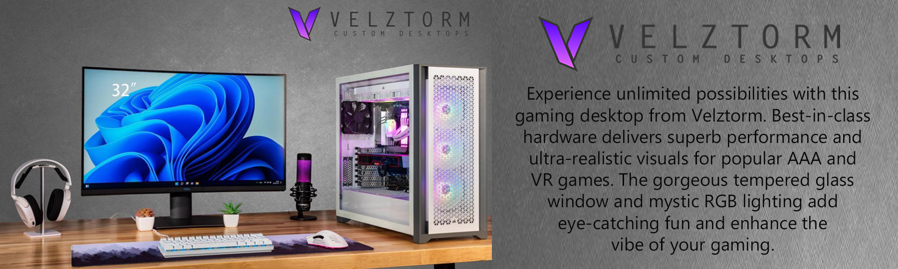 Velztorm White Aciex Custom Built Gaming Desktop PC (Intel i9-13900K 24-Core, GeForce RTX 4080 Super 16GB, 32GB DDR5 4800MHz RAM, 2TB PCIe SSD + 6TB HDD, Wifi, USB 3.2, HDMI, Win10P) 5 image for this item