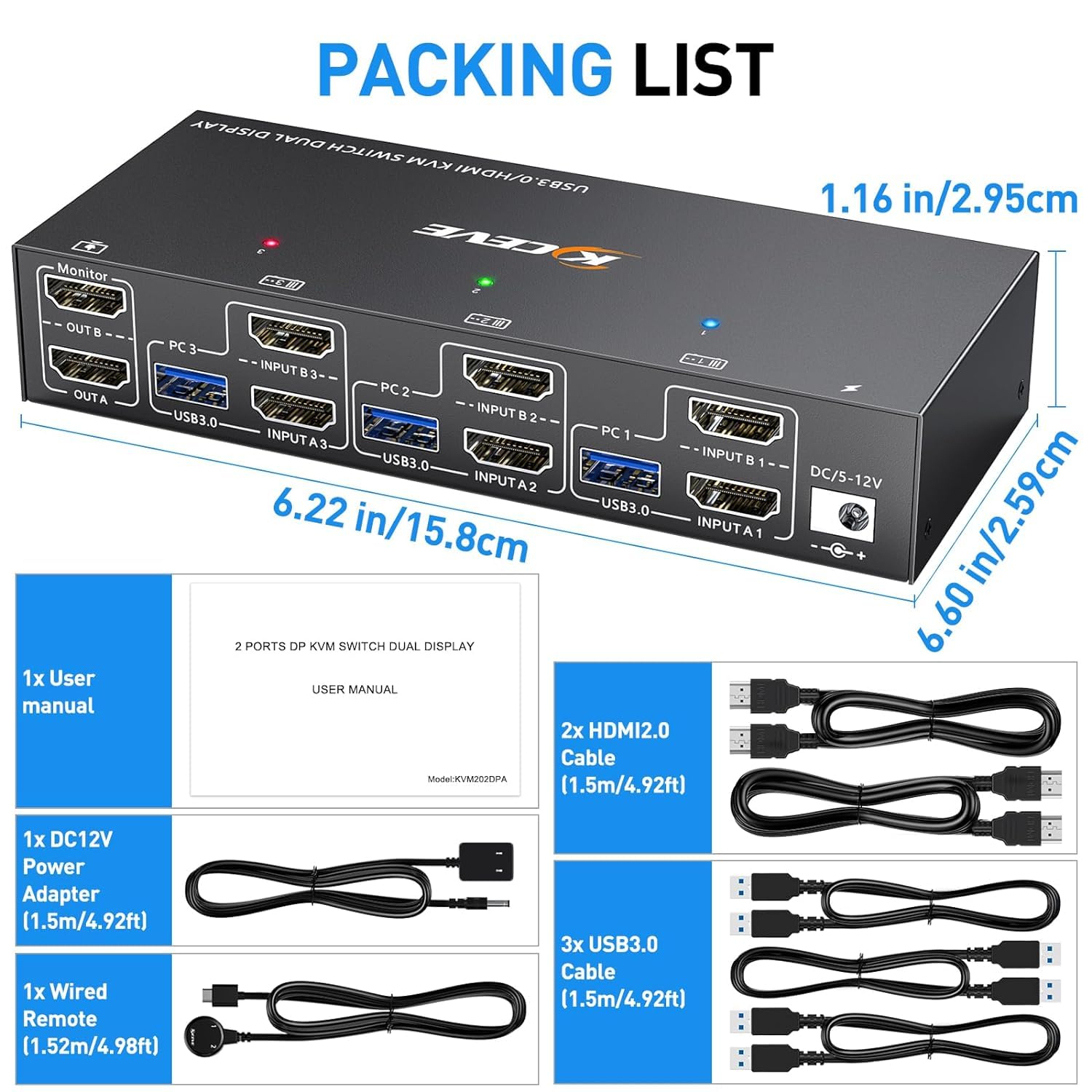 DC 5V port for power supply