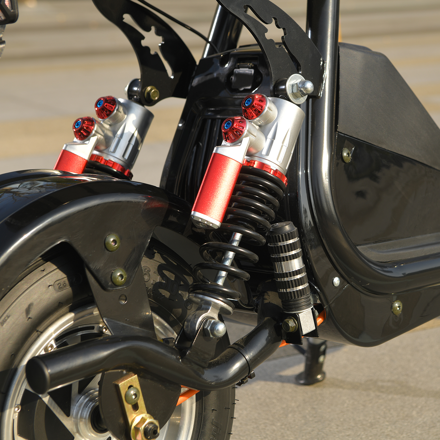 The rear high-end spring shock absorber