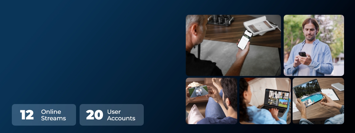 Create Your Custom Security System Select your preferred Reolink IP cameras and integrate them with