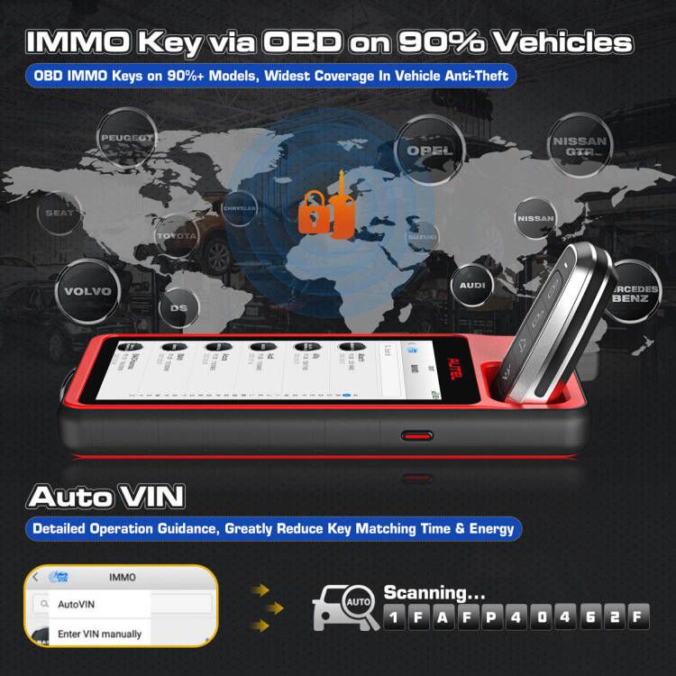 immo key via OBD