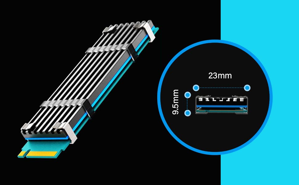 M.2 NVMe SSD Heatsink