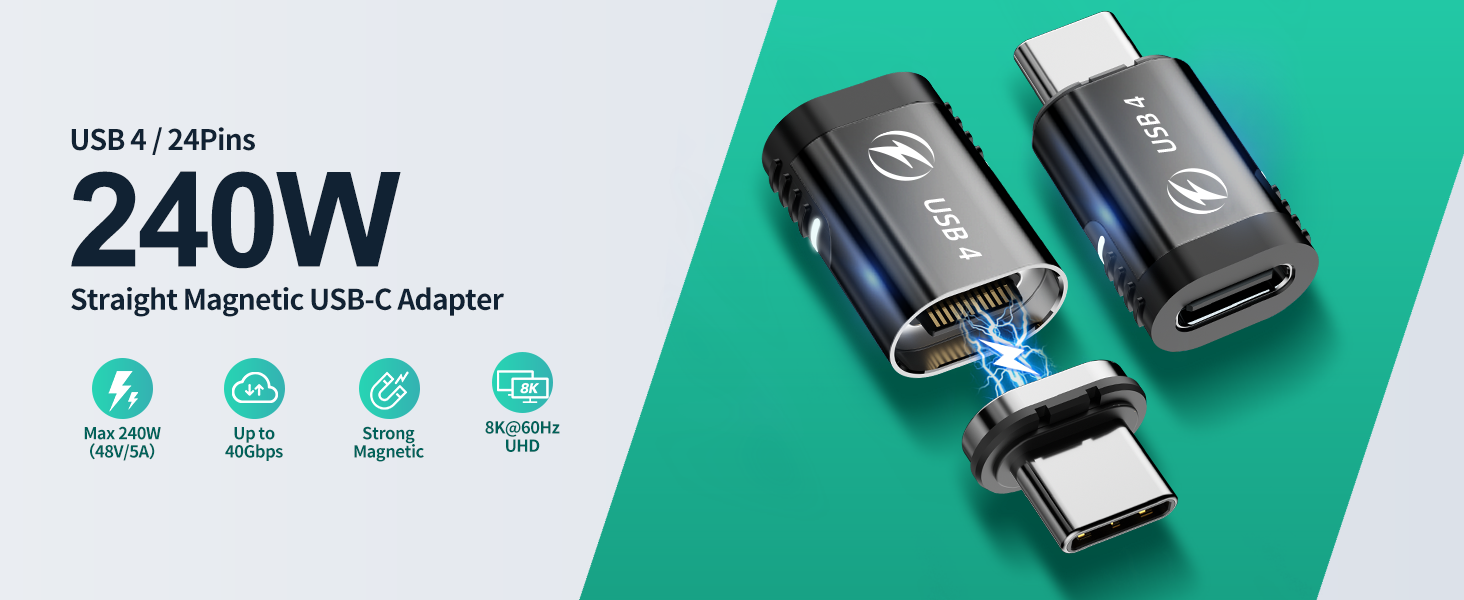 USB C Magnetic Adapter