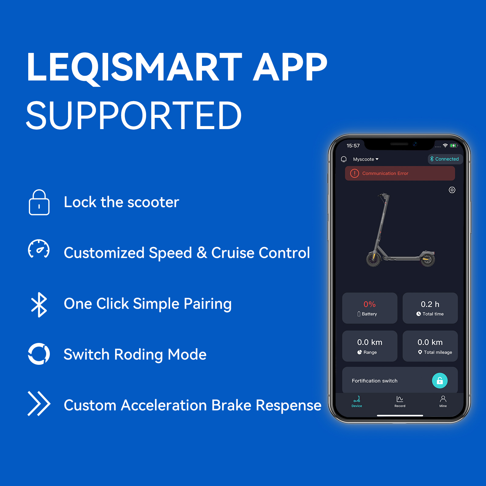 Electric scooter APP