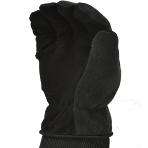 Warm Gloves deerskin Palm and Finger Polar fleece lining and back provides extra comfort and breath