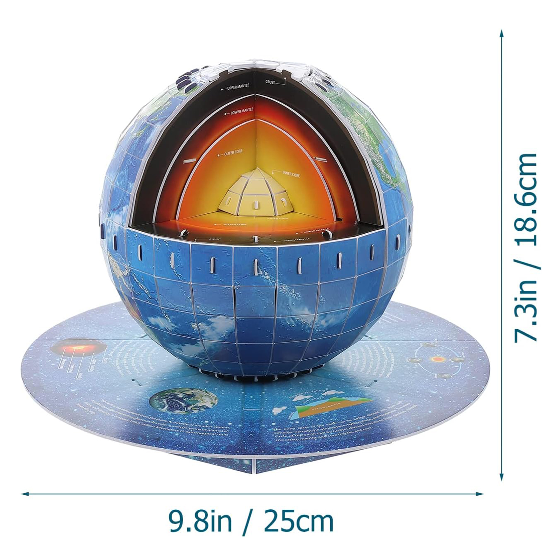 3d earth puzzle