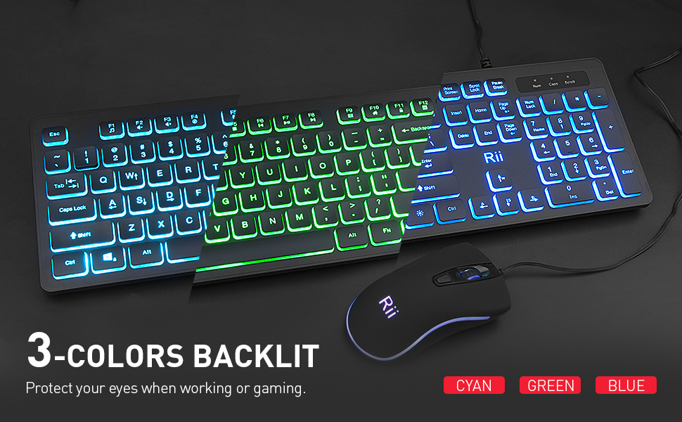 Wired Keyboard and Mouse